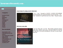 Tablet Screenshot of insurancedurantok.com